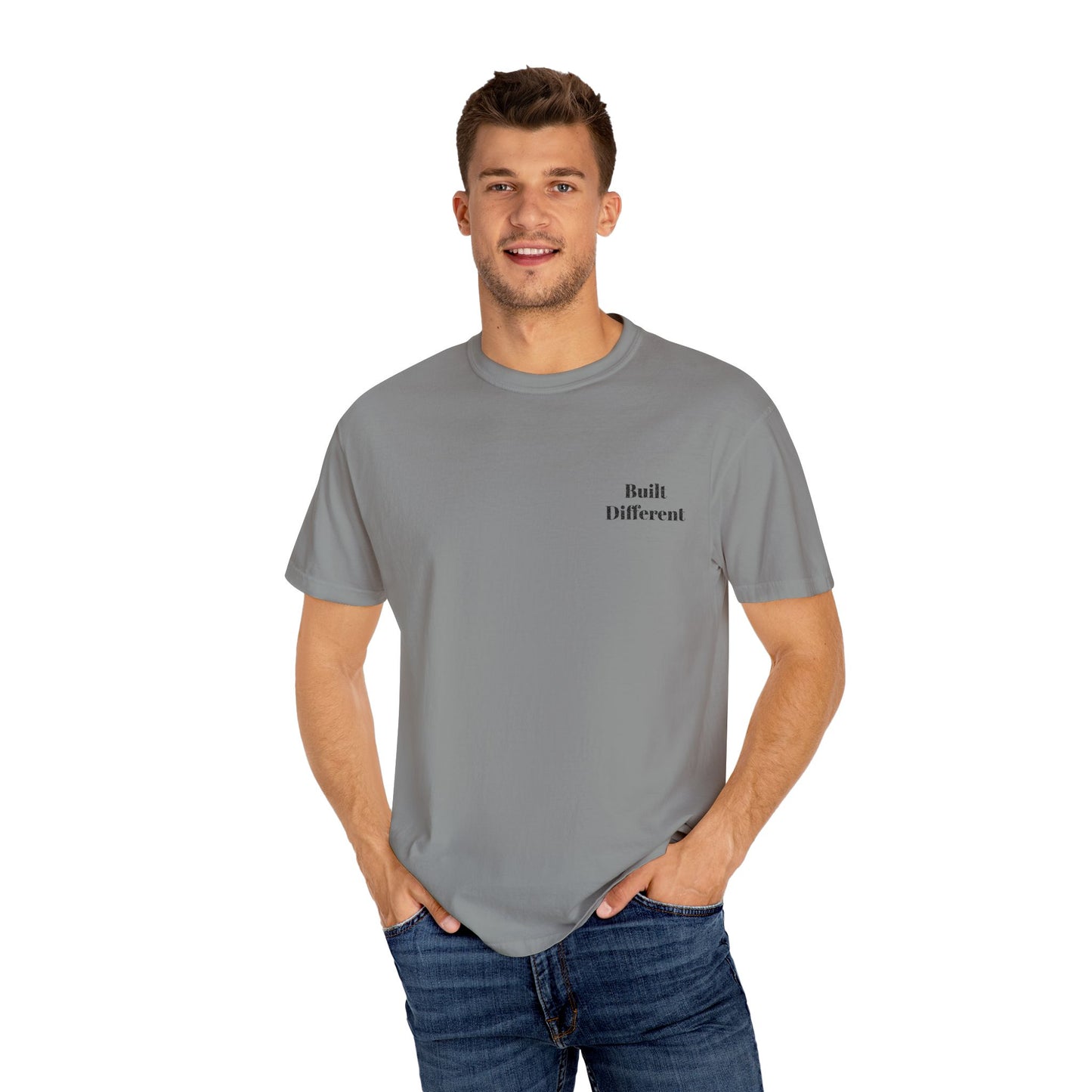 Unique Garment-Dyed Unisex T-Shirt - Feel Different, Casual Wear, Gift for Him, Gift for Her, Everyday Style, Eco-Friendly Fashion